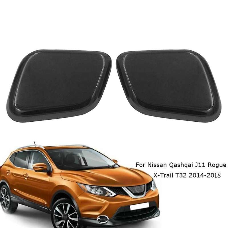 Car Right Front Headlight Washer Nozzle Headlight Spray Cover for J11 2014+ 28658-4EMxx 28659-4EMxx
