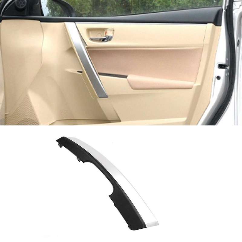 Car Right Front Inner Door Handle for LEVIN 2014-2018 Car Door Inner Armrest Cover Black Silver