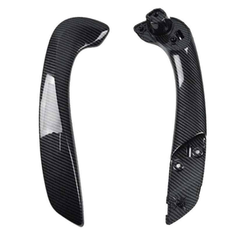 Car Right Front Inner Door Handle Assembly 809540001R 809600007R for 3 2008-2016 Carbon Fiber Patter