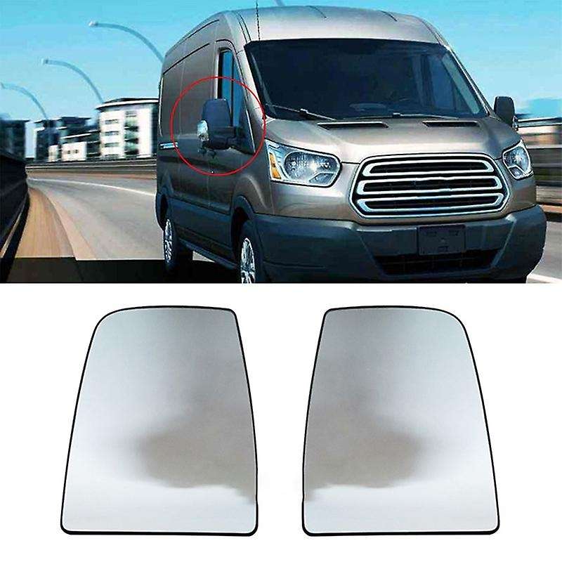 Car Right Heated Rear View Lens Glass Rear View Lens for Transit MK8 2014-2020