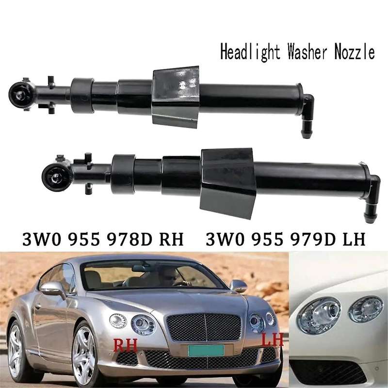 Car Right Headlight Washer Nozzle for Flying Spur GT 2011-2019 3W0955978D