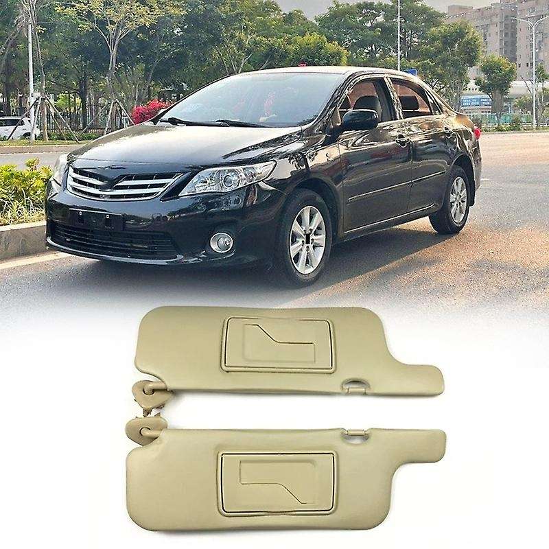 Car Right Inner Sunvisor Sun Shade Front Windscreen Sun Visor Sunshield with Mirror Kit for 2003-201