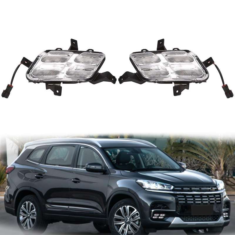 Car Right LED DRL Fog Light for 8 2018-2019 Auto Driving Lamp Daytime Running Light Bumper Lamp