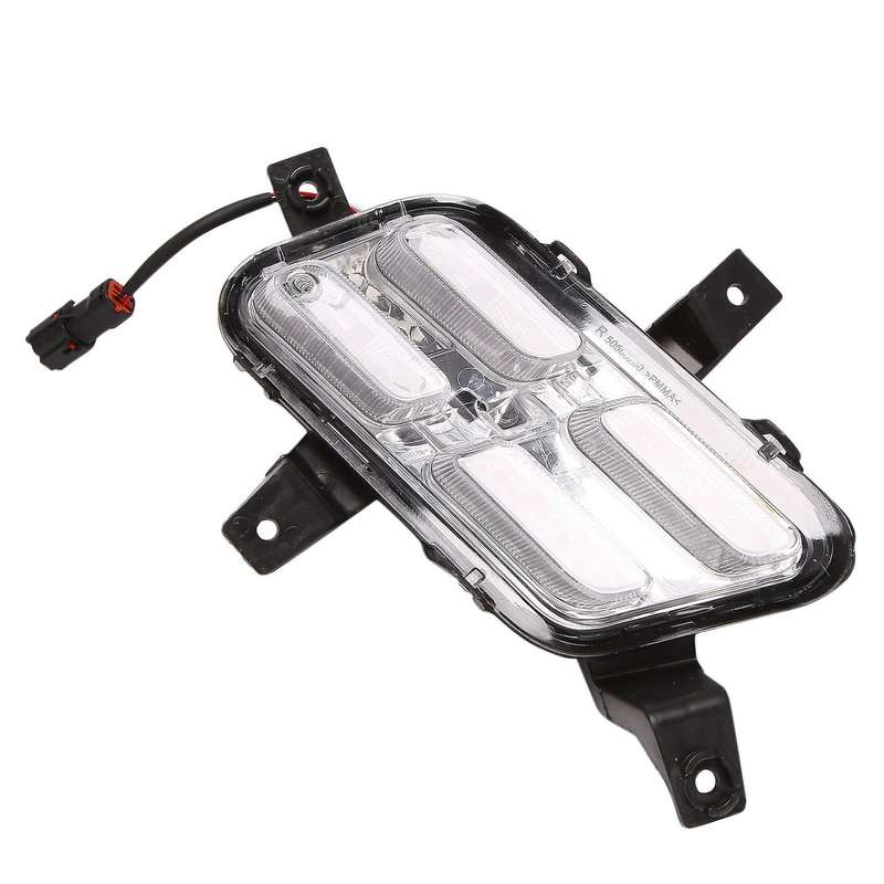 Car Right LED DRL Fog Light for 8 2018-2019 Auto Driving Lamp Daytime Running Light Bumper Lamp