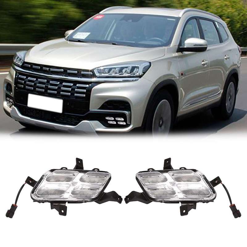 Car Right LED DRL Fog Light for 8 2018-2019 Auto Driving Lamp Daytime Running Light Bumper Lamp