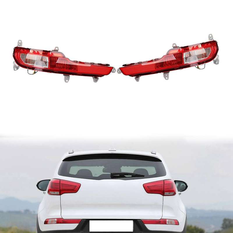 Car Right Rear Bumper Fog Light Parking Warning Reflector LED Taillights for 2014 2015 2016