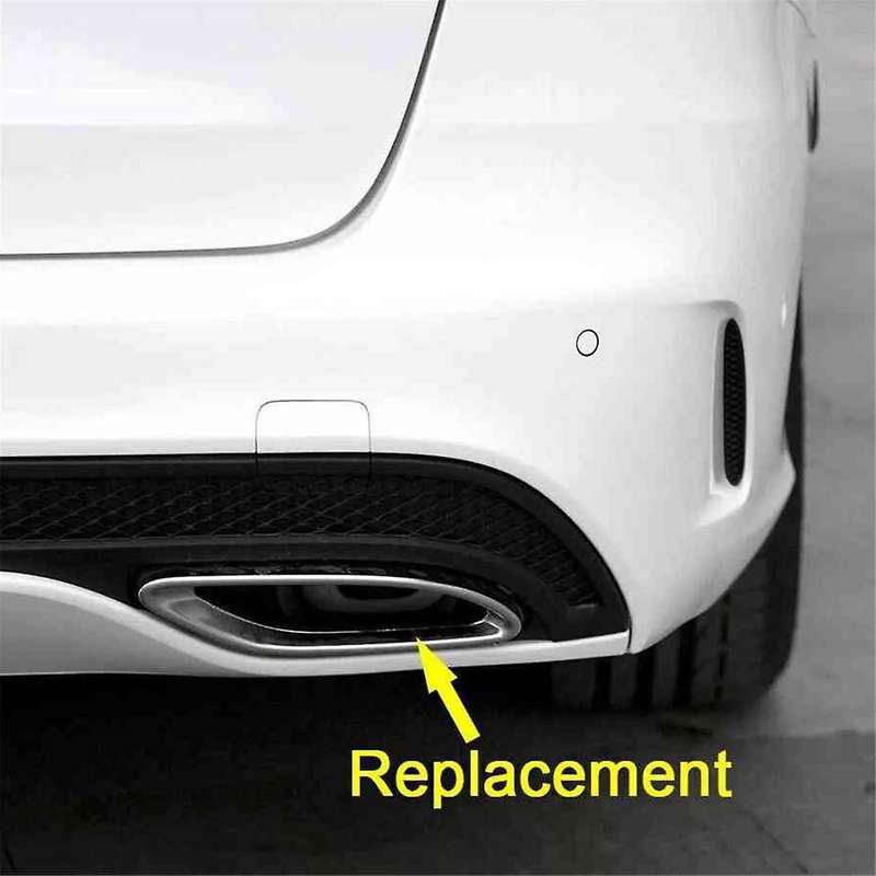 Car Right Rear Exhaust Pipe Trim Bezel Tailpipe Cover Trim A2058852321 for W177 W238 W205