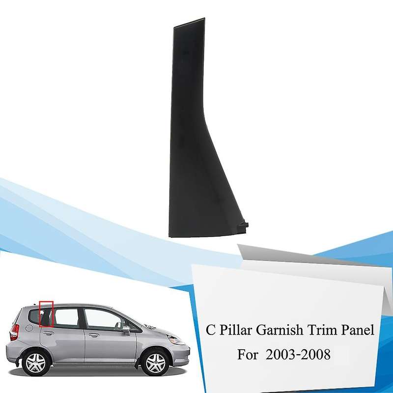 Car Right Rear Door Outer Pillar Garnish Panel for Fit Jazz Gd1 Gd3 2003-2008 72721--h00