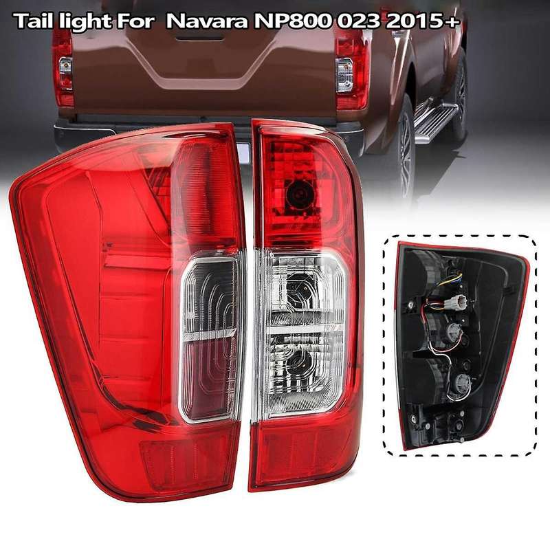 Car Right Rear Tail Light Lamp Brake Signal Lamp with Harness Warning for Navara NP300 D23 2015-2019