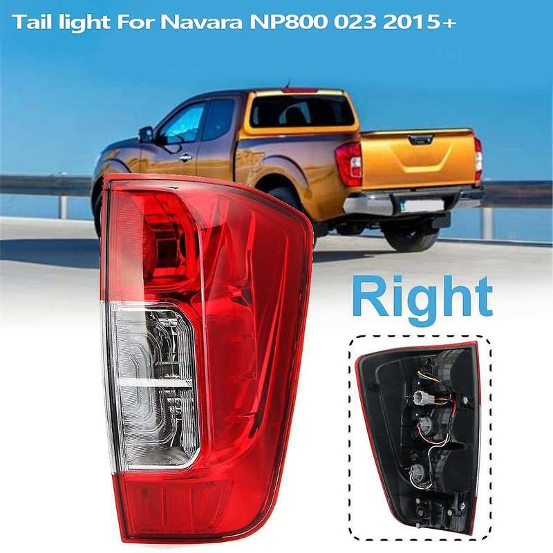 Car Right Rear Tail Light Lamp Brake Signal Lamp with Harness Warning for Navara NP300 D23 2015-2019