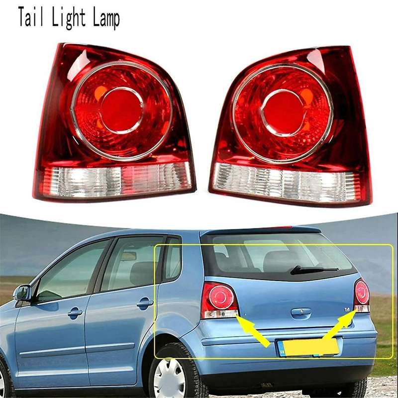 Car Right Rear Tail Light Lamp Housing Warning Bumper Light for 9N 9N3 Hatchback 2006-2010 6Q6945096