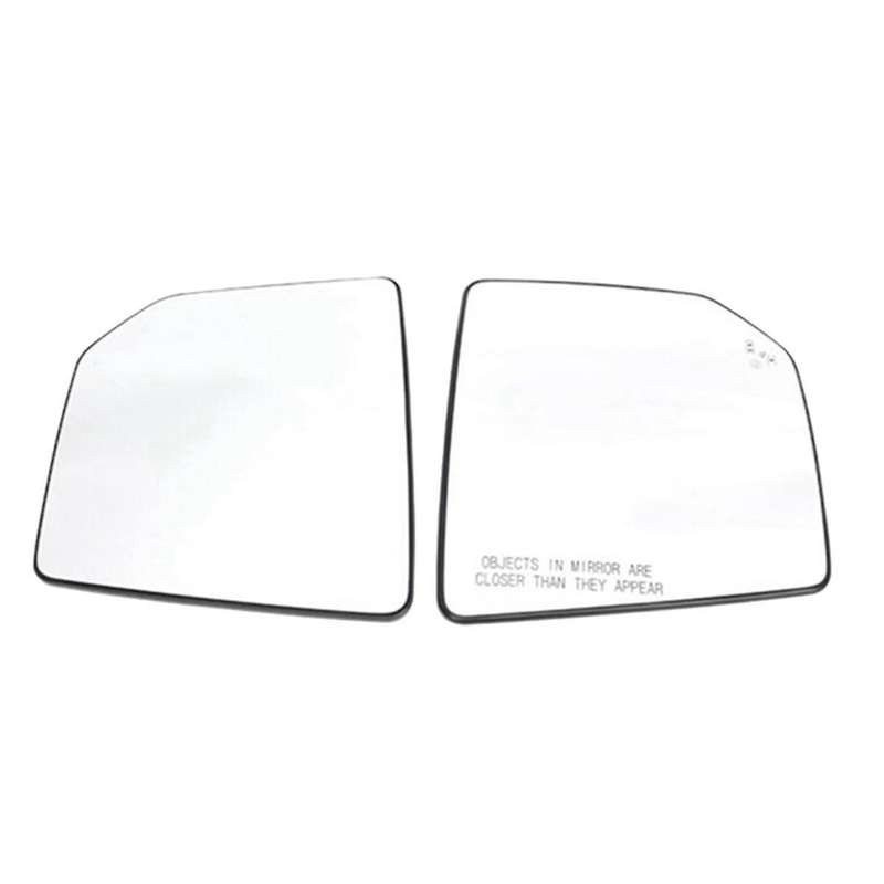 Car Right Rearview Mirror Glass Heated with Blind Spot for Pickup Truck 2015-2022 Car Accessories