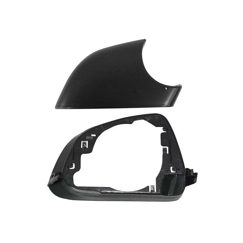 Car Right Side Door Mirror Lower Cover with Frame Black for Model 3 2017-2021