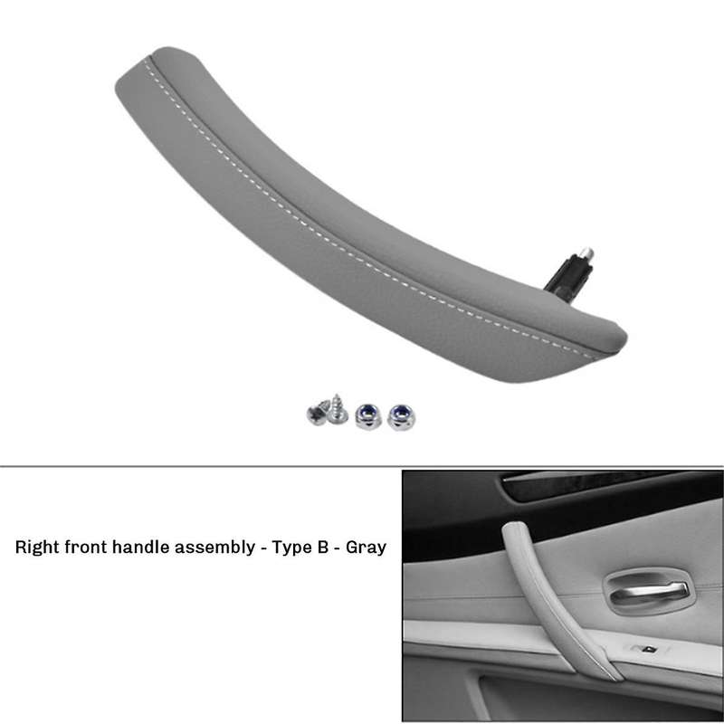 Car Right Side Front Door Inner Pull Handle Armrest Cover Assembly 51416983672 for E60 E61 2006-2010