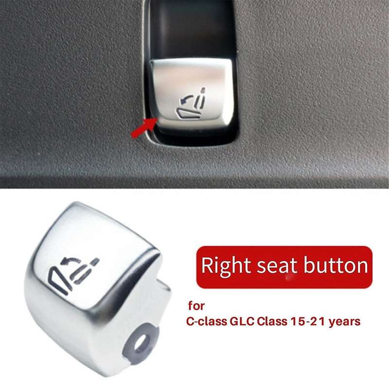 Car Right Side Seat Switch Button Repair Button Cover for C-Class W205 GLC W253 2015-2021 Seat Butt