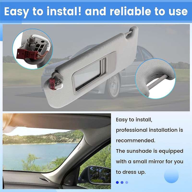 Car Right Side Sun Visors for 3 SERIES E90 E91 X1 E84 51167252008