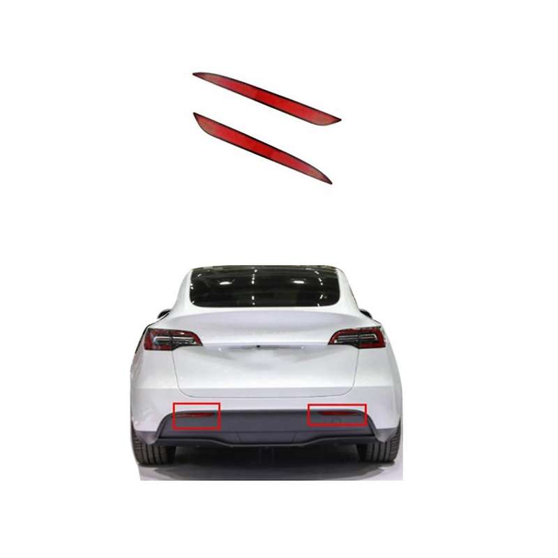 Car Right Tail Lamp Brake Light Rear Bumper Reflector Warming Lamp 1077407-00-f for 2017-2022