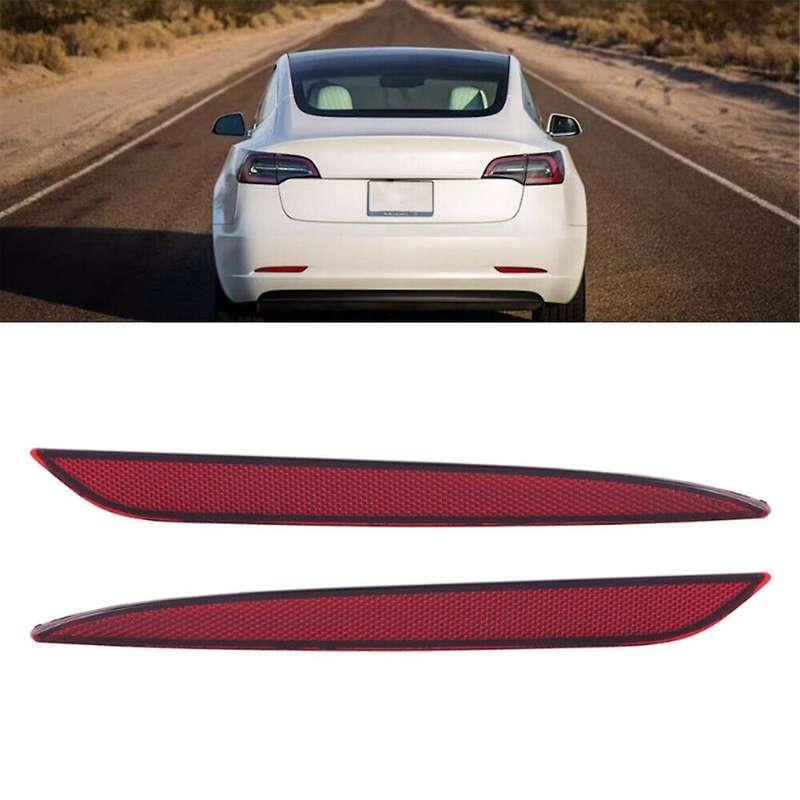 Car Right Tail Lamp Brake Light Cover Rear Bumper Reflector Cover 1077407-00-F for Model 3 2017-2022