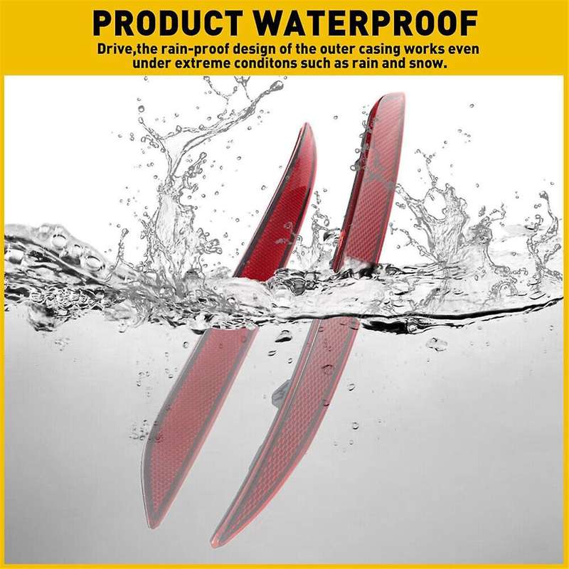 Car Right Tail Lamp Brake Light Cover Rear Bumper Reflector Cover 1077407-00-F for Model 3 2017-2022