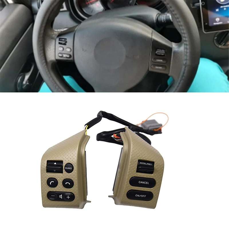 Car Right&Left Speed Cruise Control Switch for Sylphy 2008-2019 Steering Wheel Button with Wiring Ha