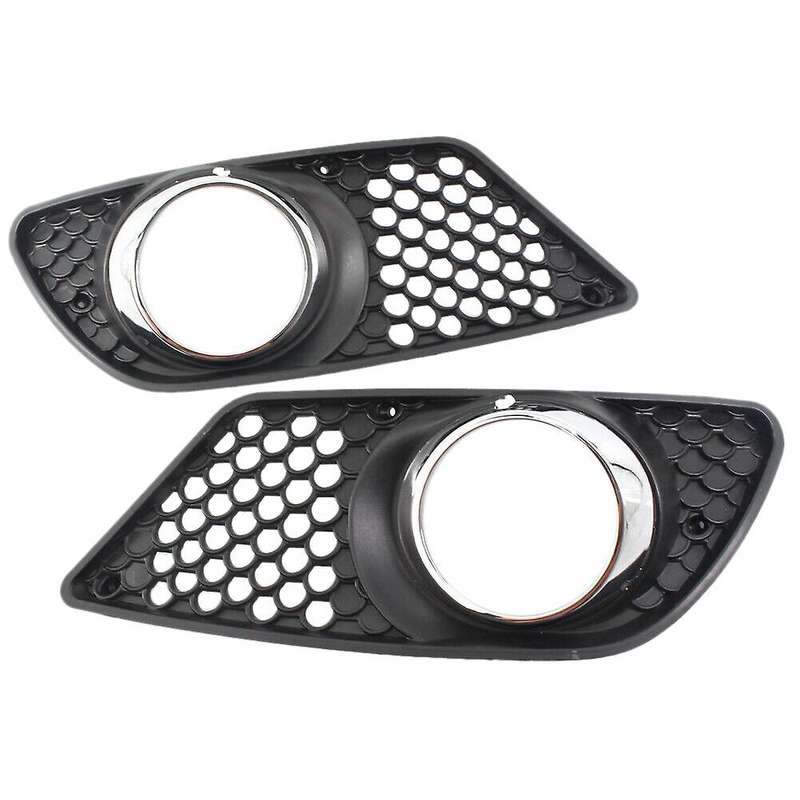 Car Right&Left Front Bumper Fog Lamp Light Grilles for C-Class W204