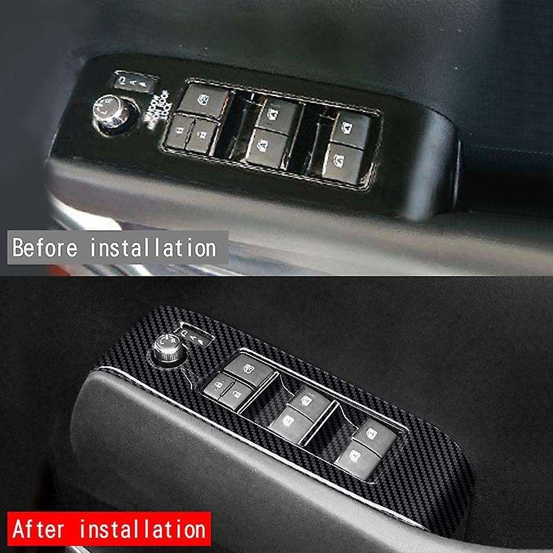 Car Right-Hand Drive Glass Lift Panel Switch Window Lift Switch Decorative Cover for ALPHARD 30 2015