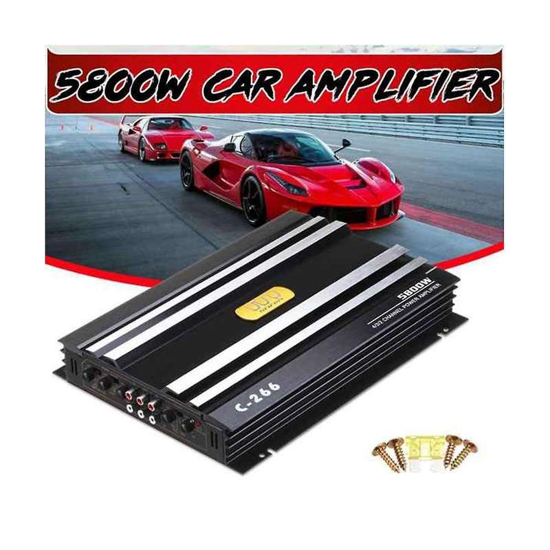 Car Rms Amplifier 5800 Watt Car Audio Power Amplifier 4 Channel Car Amplifer Car Audio Amplifier for