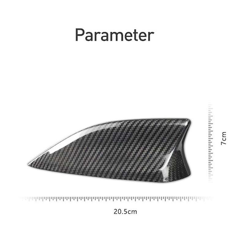 Car Roof Fin Decorative Aerial Antenna Cover Sticker for Axela -3 4 5 Real Carbon Fiber