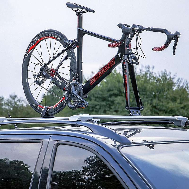Car Roof Bike Rack Quick-Release Fork Installation Mount Holder Lock Truck Cycle Mount Bracket Bicyc