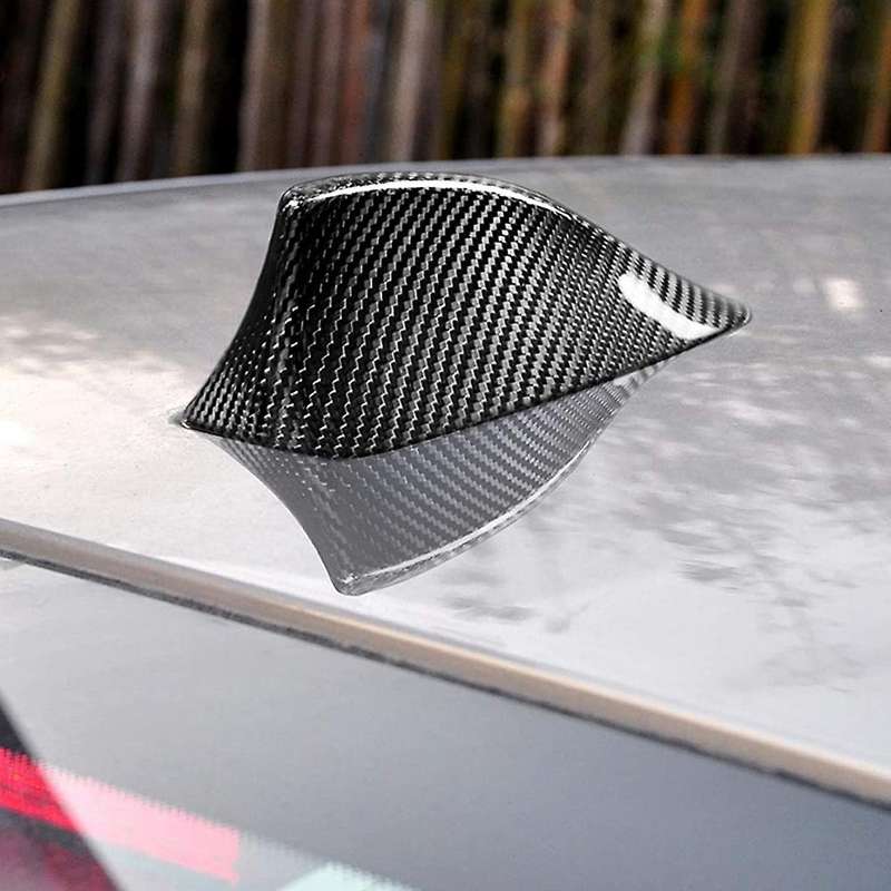 Car Roof Fin Antenna Cover,Carbon Fiber Aerials Cover Trim,for M5/F01,F02/F10,F11,F18,Auto Exterior