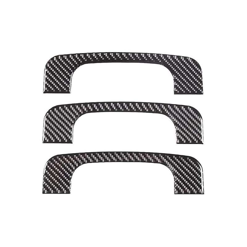 Car Roof Handle Cover Trim Decal Stickers for 2022 2023 Accessories - Soft Carbon Fiber