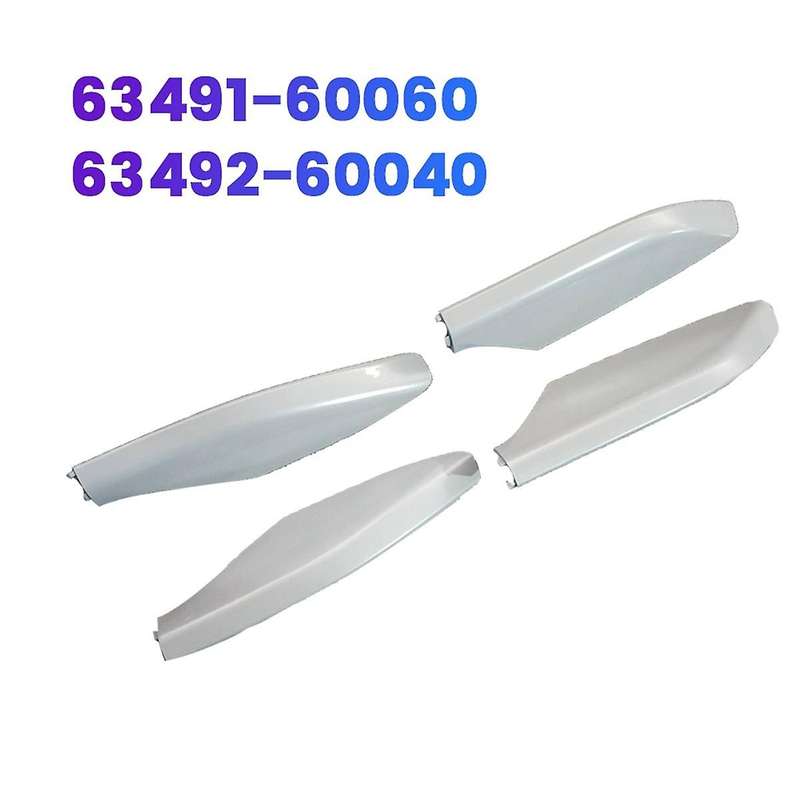 Car Roof Rack Cover Luggage Bar Rail End Protection Lid 6349260040 for LAND CRUISER PRADO LC120 2003