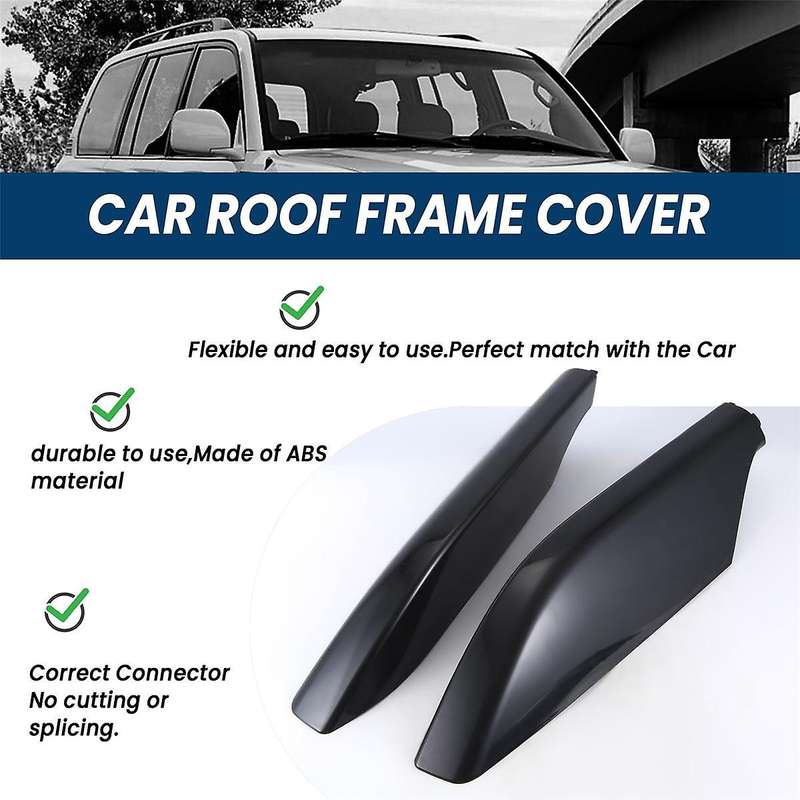 Car Roof Rack Cover Baggage Slide Rail Protection Lid 6349260040 for Land Cruiser Prado LC120 03-09