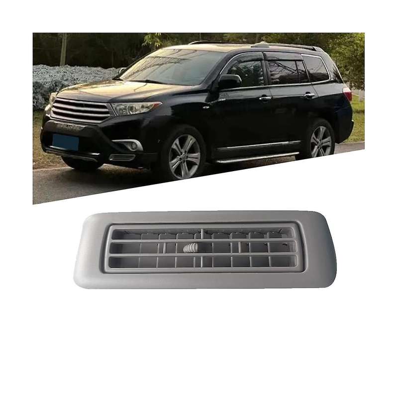 Car Roof Rear Air A/C Vent Grille 63601-48011-E0 for 2007-2014 Side Air Outlet Nozzle Grey 636014801