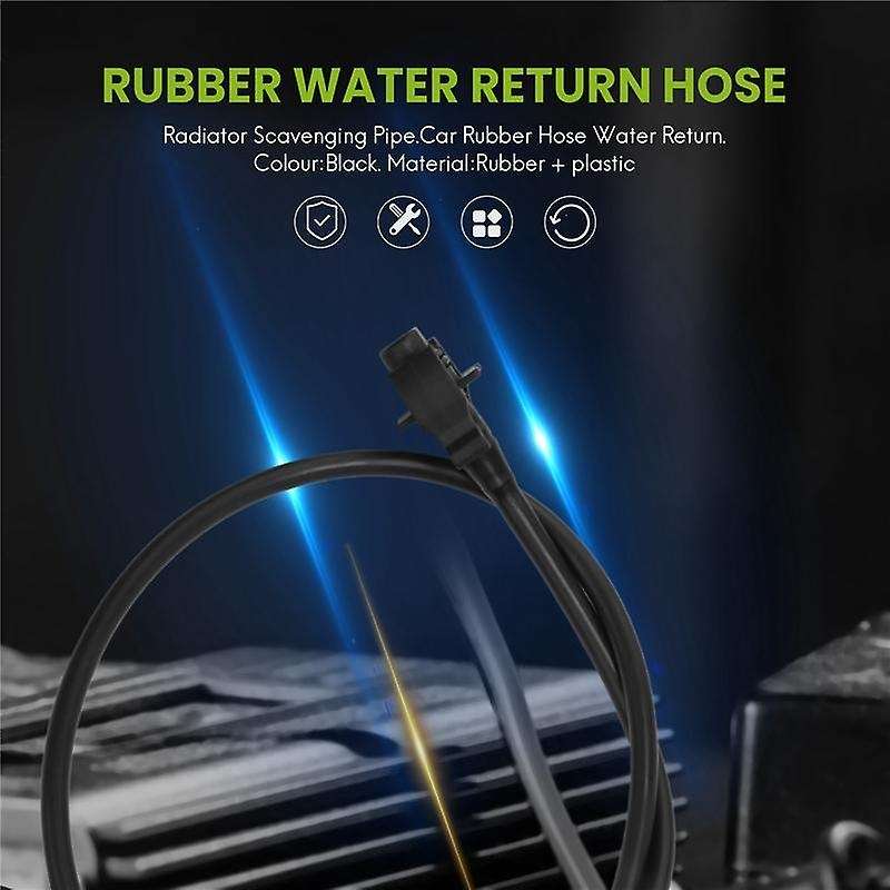 Car Rubber Hose Water Return Radiator Scavenging Pipe Compatible / 1323Y2
