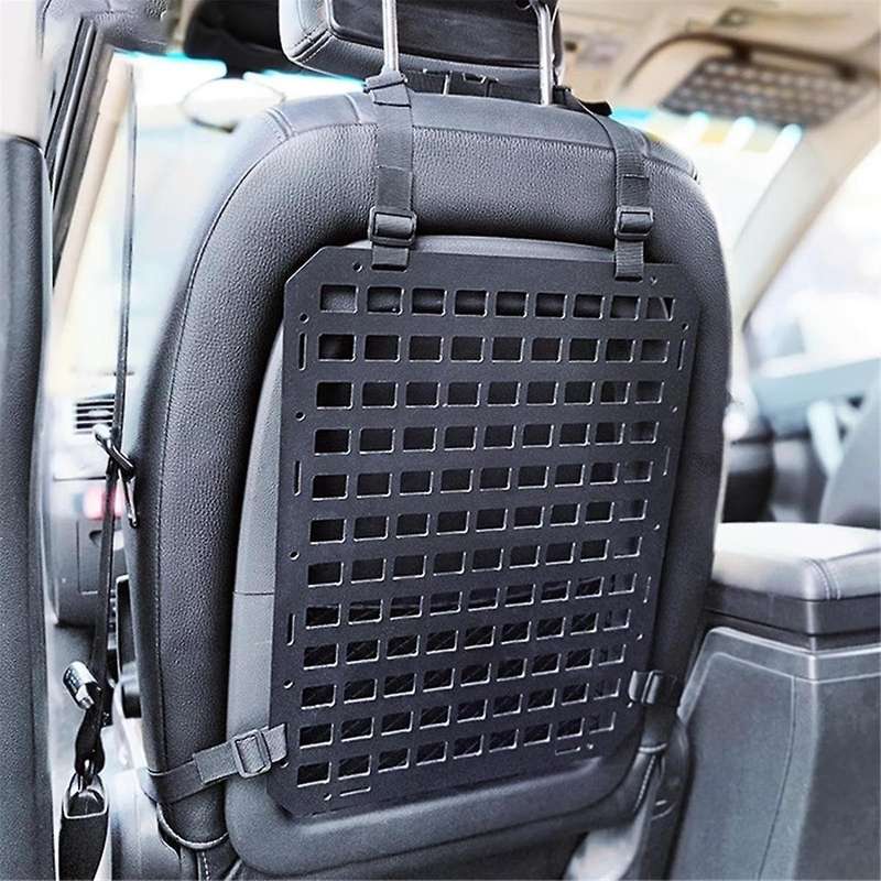 Car Seat Back Molle Panel, Molle Panel Organizer for Car, SUV Truck, Equipment Modular for EDC Pouch