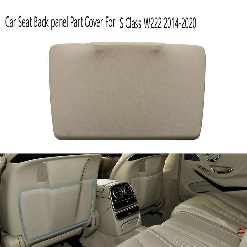 Car Seat Back Panel Part Cover Replacement Storage Pocket Accessories for - S Class W222 2014-2020 B