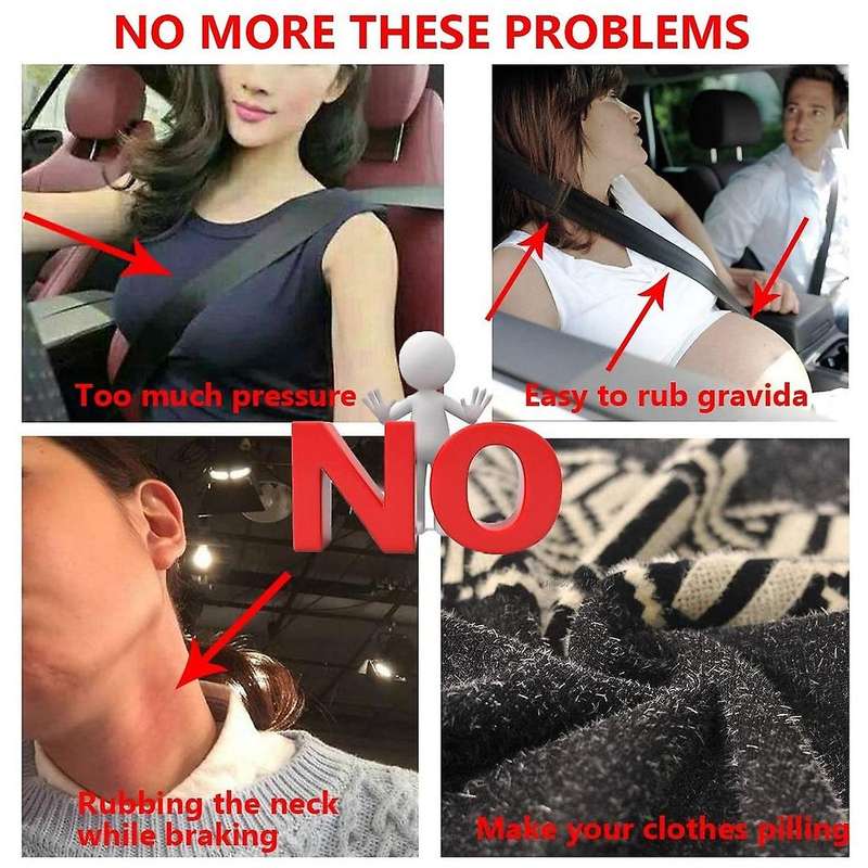 Car Seat Belt Protection Pad Car Seat Belt Shoulder Guard Thickened and Extended Shoulder Guard Car