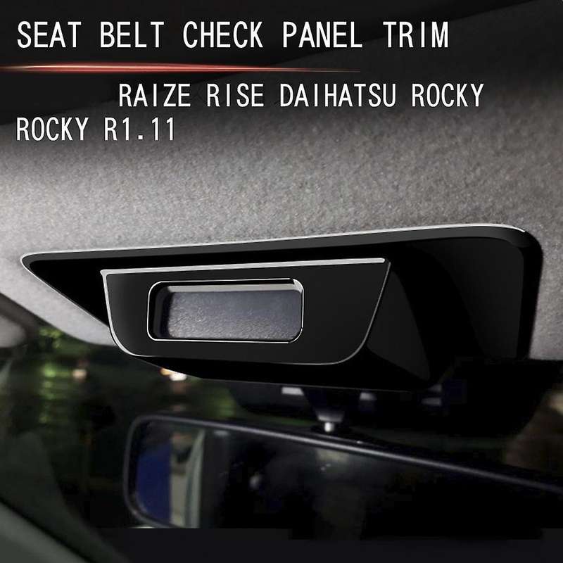Car Seat Belt Inspection Panel Cover Inspection Panel Frame Seat Belt Cover for Raize 2020 2021 C