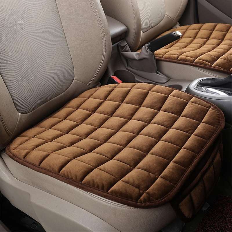Car Seat Cover Winter Warm Seat Cushion Anti- Universal Front Chair Seat Breathable Pad for Vehicle