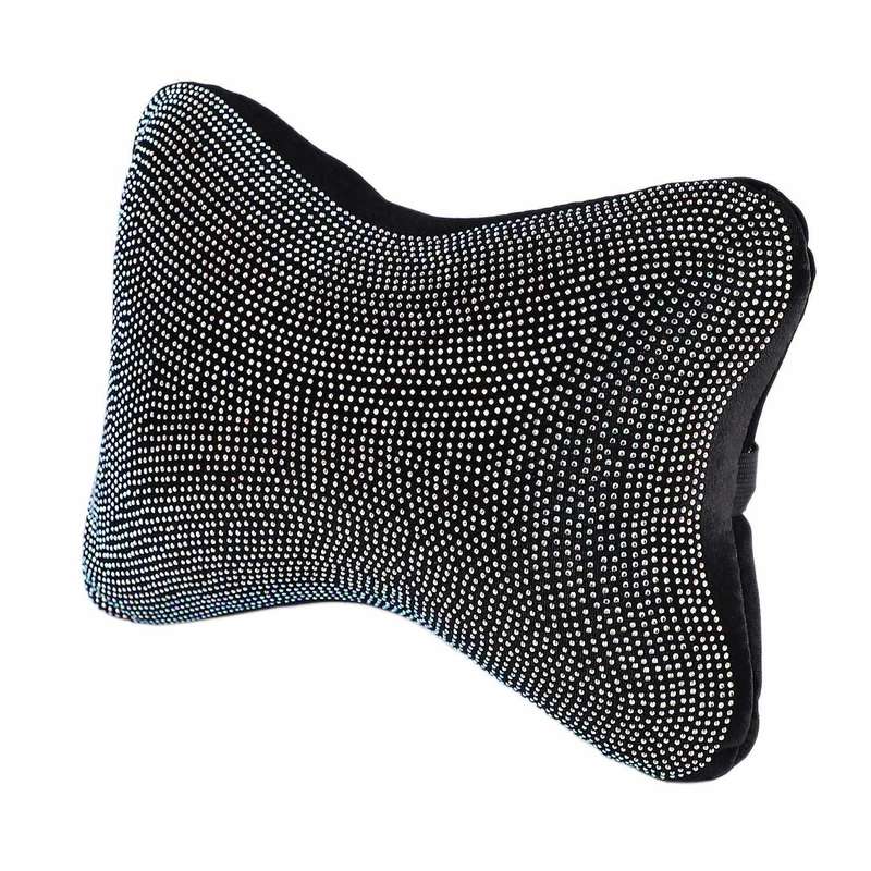 Car Seat Headrest Cover Crystal Sparkled Diamond Cover Interior Accessories Universal Auto SUV Truck