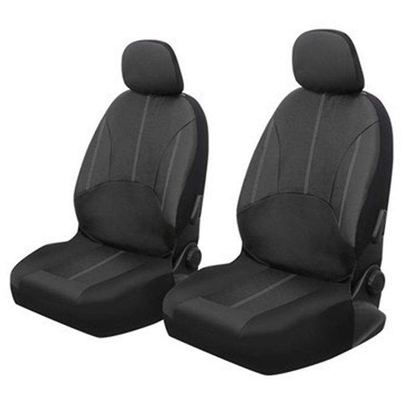 Car Seat Covers Full Set - Premium Faux Leather Automotive Front Seat Protectors for Car Truck SUV