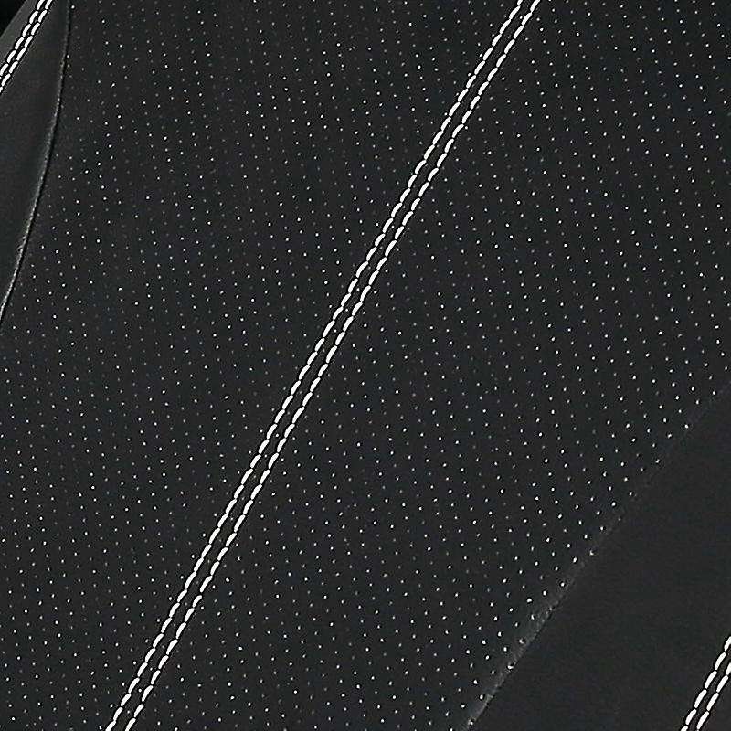 Car Seat Covers Full Set - Premium Faux Leather Automotive Front Seat Protectors for Car Truck SUV