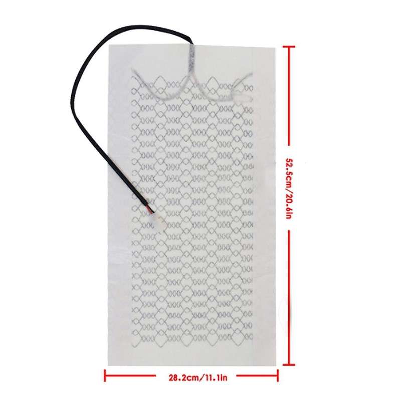 Car Seat Heater Universal 12v Carbon Fiber Car Seat Heat Pads Kit Digital Display Switch with Wiring