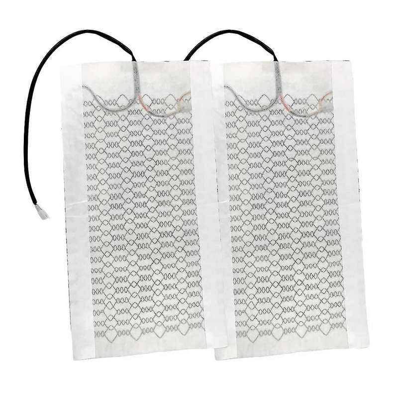 Car Seat Heater Universal 12V Carbon Fiber Car Seat Heat Pads Kit Round Switch Cushion Set Winter Wa