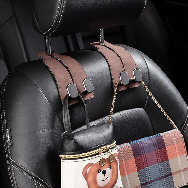 Car Seat Hooks, Headrest Hooks Car Purse Hook Headrest, Rest Hooks Seat Back Organizers Phone Holder