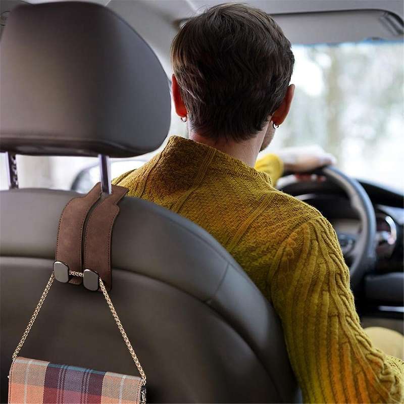 Car Seat Hooks, Headrest Hooks Car Purse Hook Headrest, Rest Hooks Seat Back Organizers Phone Holder