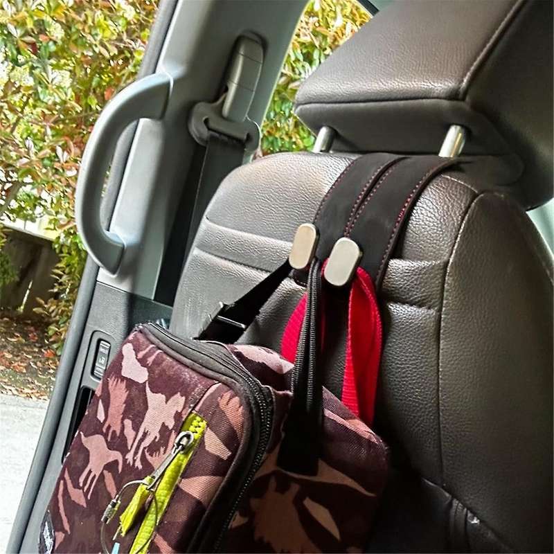 Car Seat Hooks, Headrest Hooks Car Purse Hook Headrest, Rest Hooks Seat Back Organizers Phone Holder