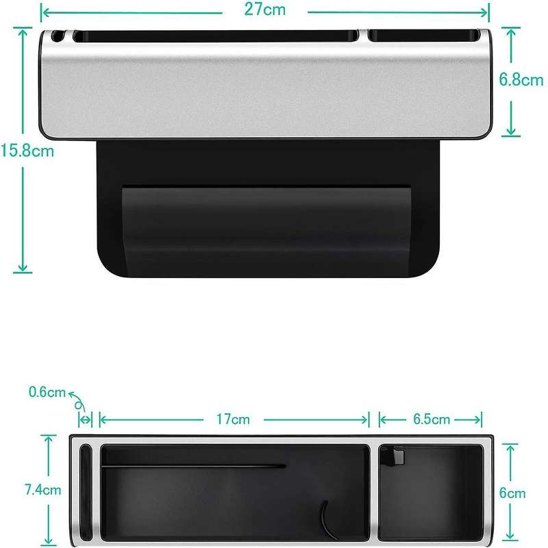 Car Seat Organizer,Universal Car Storage Box Case Phone Holder Multi-Function Leather Car Water Cup
