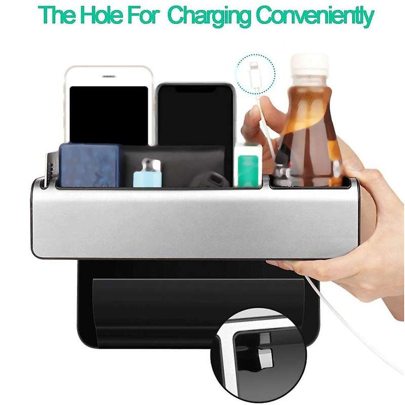 Car Seat Organizer,Universal Car Storage Box Case Phone Holder Multi-Function Leather Car Water Cup